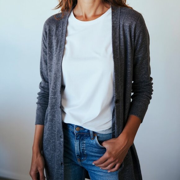 Aerie Waterfall Open Hooded Cardigan - Picture 1 of 7